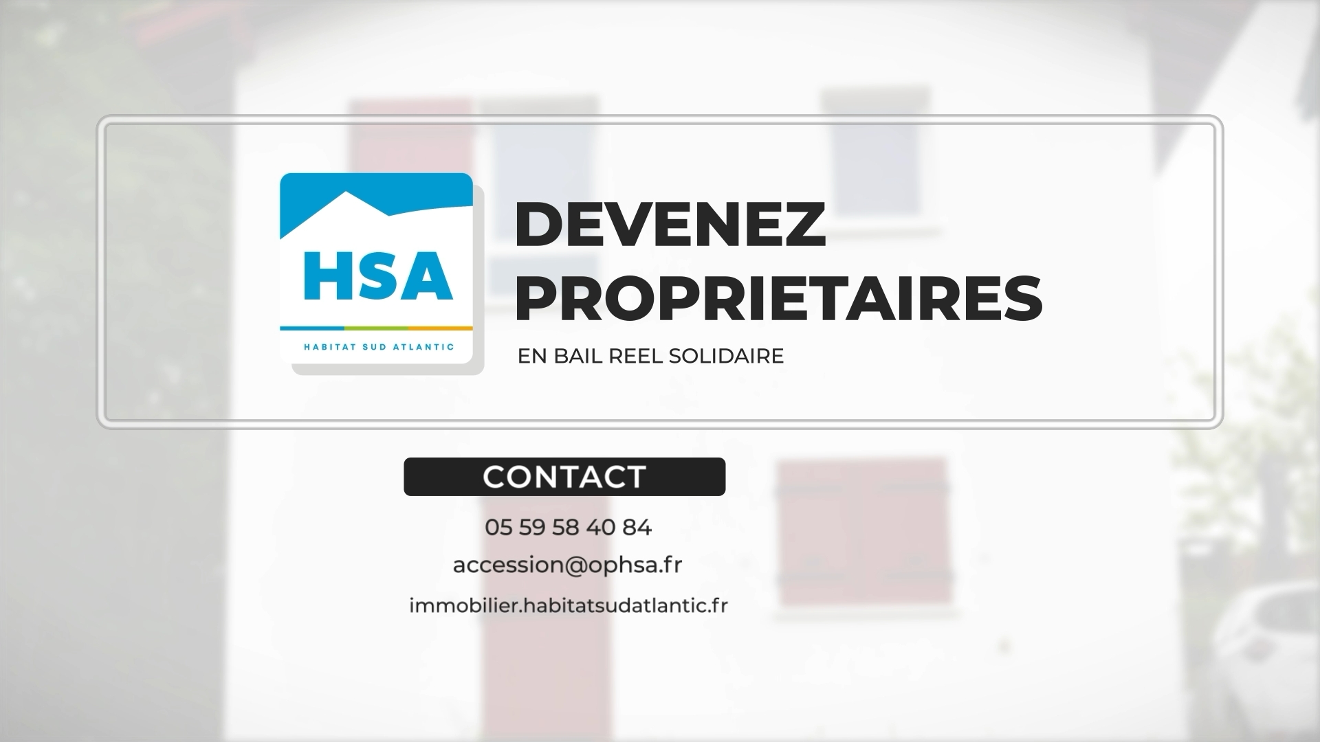 Une maison disponible immédiatement