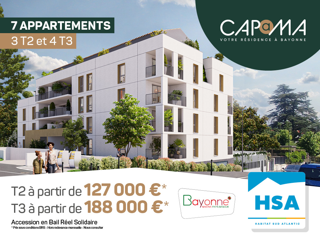 Cap A Ma : propriétaire à Bayonne