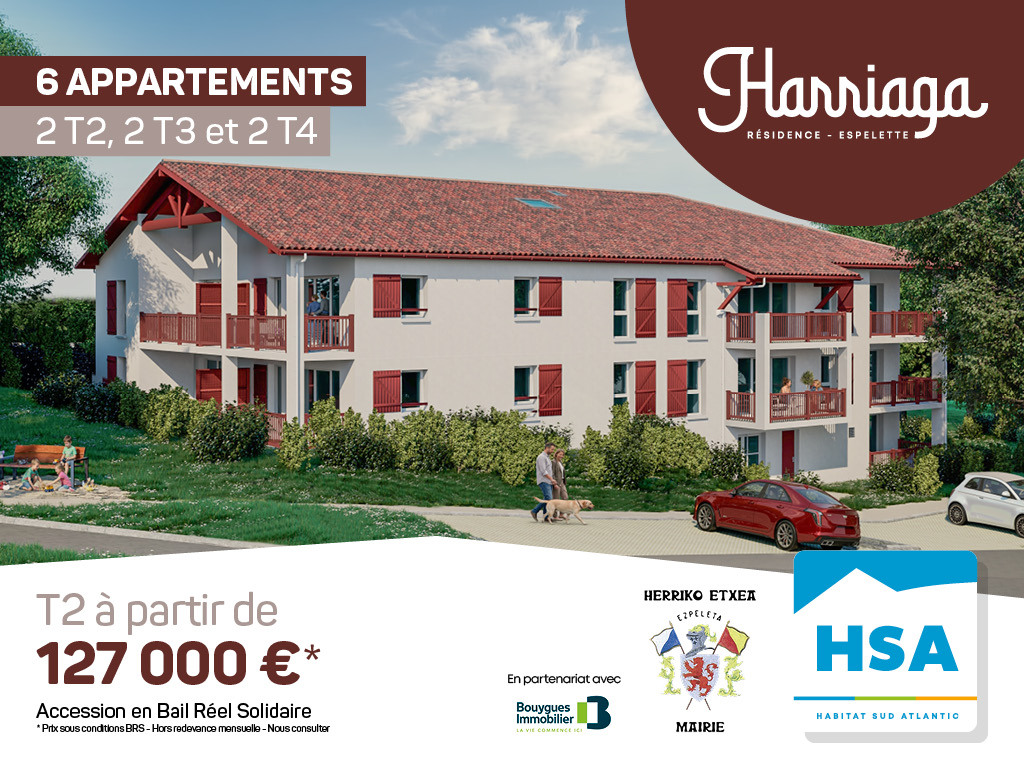 Harriaga : propriétaire à Espelette