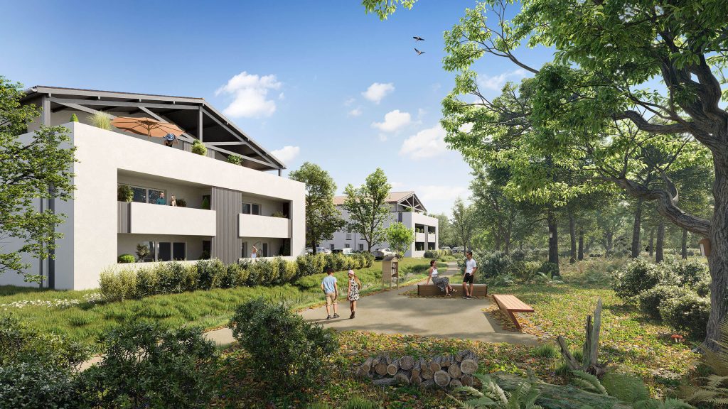 Programme Canopée Collectif, vue depuis jardins